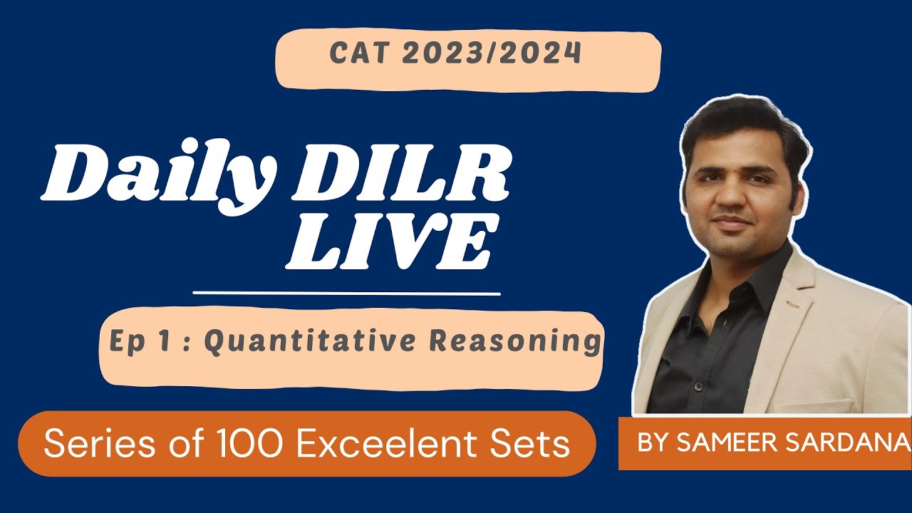Daily DILR Live 2.0 || 100 Excellent DILR Sets for CAT 2023 - YouTube