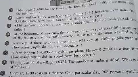 ClASS-3| WORD PROBLEMS BASED ON SUBTRACTION |PAGE NO. 52