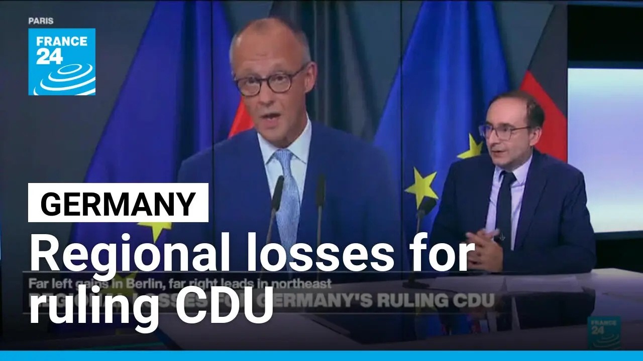 Regional losses for Germany's ruling CDU • FRANCE 24 English