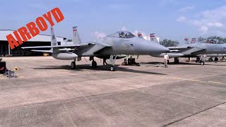 F-15S Landing At Rmaf Butterworth Malaysia