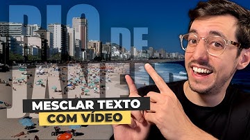 COMO MESCLAR TEXTO COM VÍDEO USANDO O POWERPOINT [Tutorial e slides editáveis GRÁTIS]