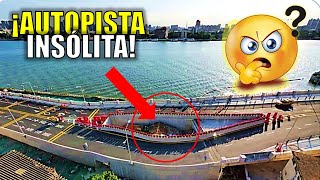 ¡AUTOPISTA INSÓLITA, SE CONSTRUYE ALREDEDOR DE UNA CASA!