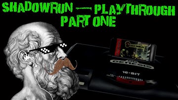 Shadowrun (Sega Genesis) Playthrough Longform Part 1 - Beginning of Game, Redmond Barrens