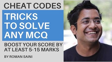 UPSC CSE Prelims Alert - Tricks/ Cheat Codes To Solve Any MCQ By Roman Saini