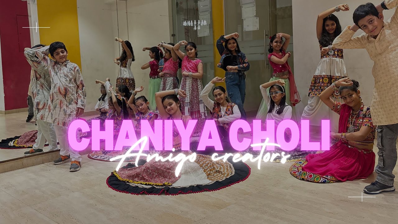 🌸 Cutest Garba Ever! Kids Dancing in Colorful Chaniya Choli 💃 | Navratri 2025 