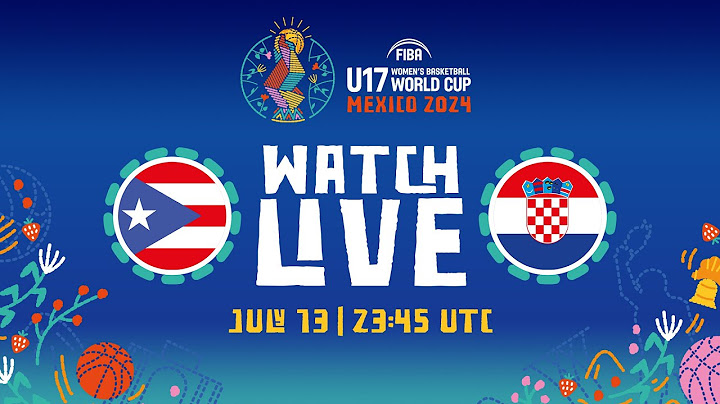 Group Phase | PUR v CRO | Full Basketball Game | FIBA U17 Women's Basketball World Cup 2024