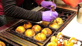 BAKUDAN-YAKI   GIANT TAKOYAKI Street Food ASMR Cooking