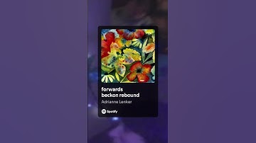 Thumbnail of I love you and songs that remind me of you #flowers #adriannelenker #song #songs #spotify