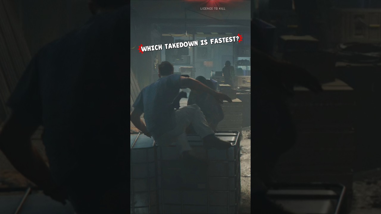 I Tested 3 Takedowns in 007 First Light — Which Is Fastest? ⚡