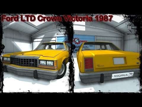 BeamNG Ford Crown Victoria 1987 Crash Test M||M