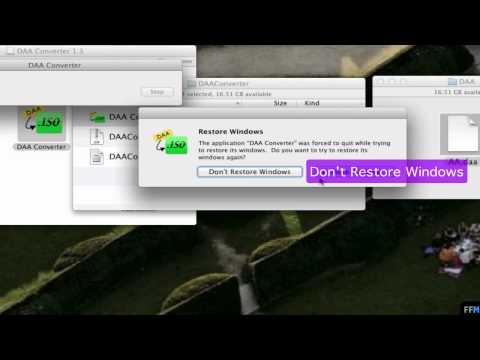 แปลงไฟล์ DAA เป็น ISO ฟรีบน Mac