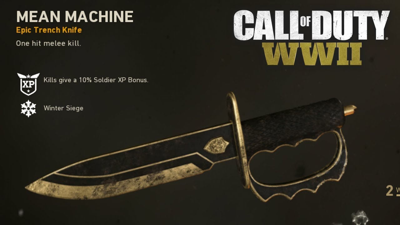 TRENCH KNIFE! (COD WW2) YouTube