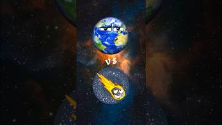 Earth VS Halley's comet !!??😍😍 #space #universe #planet #NASA #solarsystem