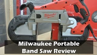 Portable band saws are awesome tools, they cut through various materials with ease. This a review of the Milwaukee 6238-20 