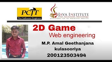 2D GAME JAVA SCRIPT | Java Institute