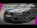 Frontspoiler und Heckspoiler Montage | Audi A5 8T S-Line | CSR-Automotive