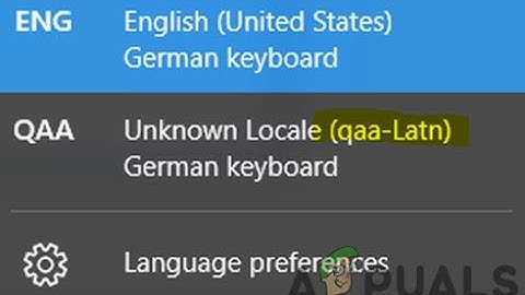 how to remove qaa-latn language in windows 10