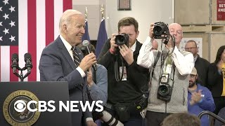 President Biden reacts to Team USA&#39;s win against Iran in World Cup