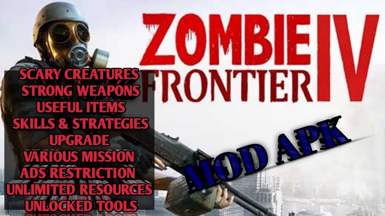 Zombie Frontier 4 MOD APK v1.8.11 [Free Shopping/God Mode/One Hit