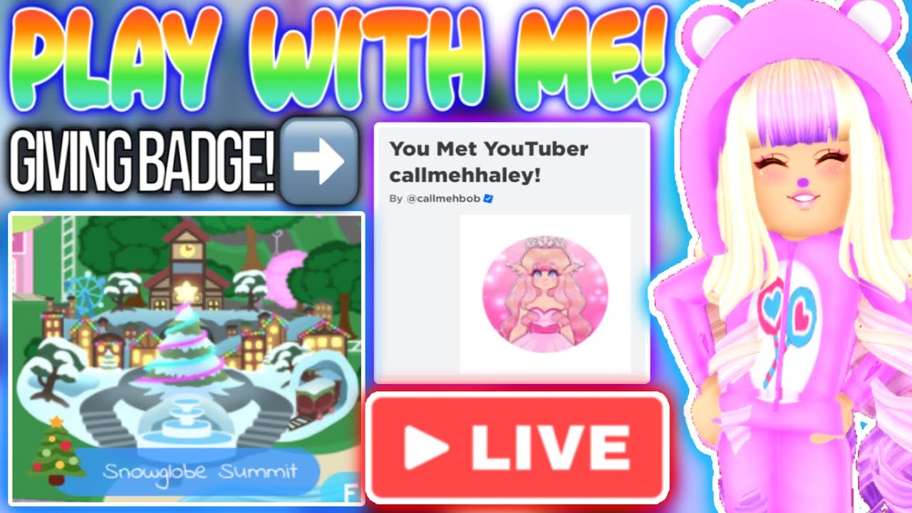 LETS PLAY THE WINTER UPDATE TOGETHER IN ROYALE HIGH! *GIVING OUT MY