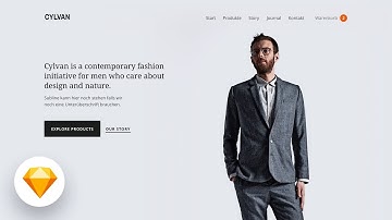 Online Shop Homepage Layout Speed Design using Sketch-App