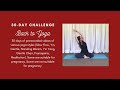 30- Day Back to Yoga Challenge