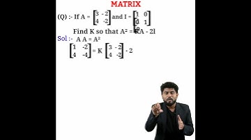 matrix most important question in class 12th | CBSE, jee, iit #shorts