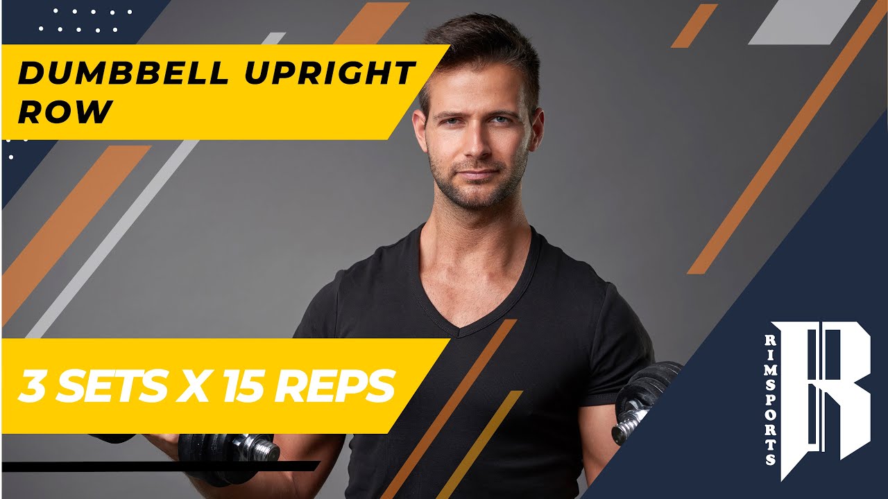 Dumbbell upright row | Shoulder dumbbell workout | RIMsports - YouTube