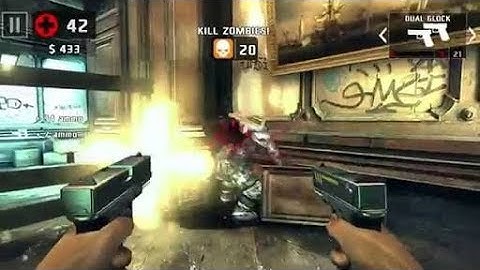 Dead Trigger2 with dual Glock