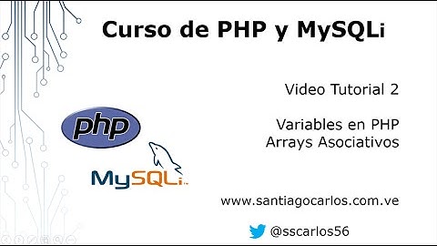 Video Tutorial 2 Curso de PHP Estructurado y MySQLi