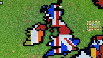 How to build tiny scale in Minecraft part 1 the British isles