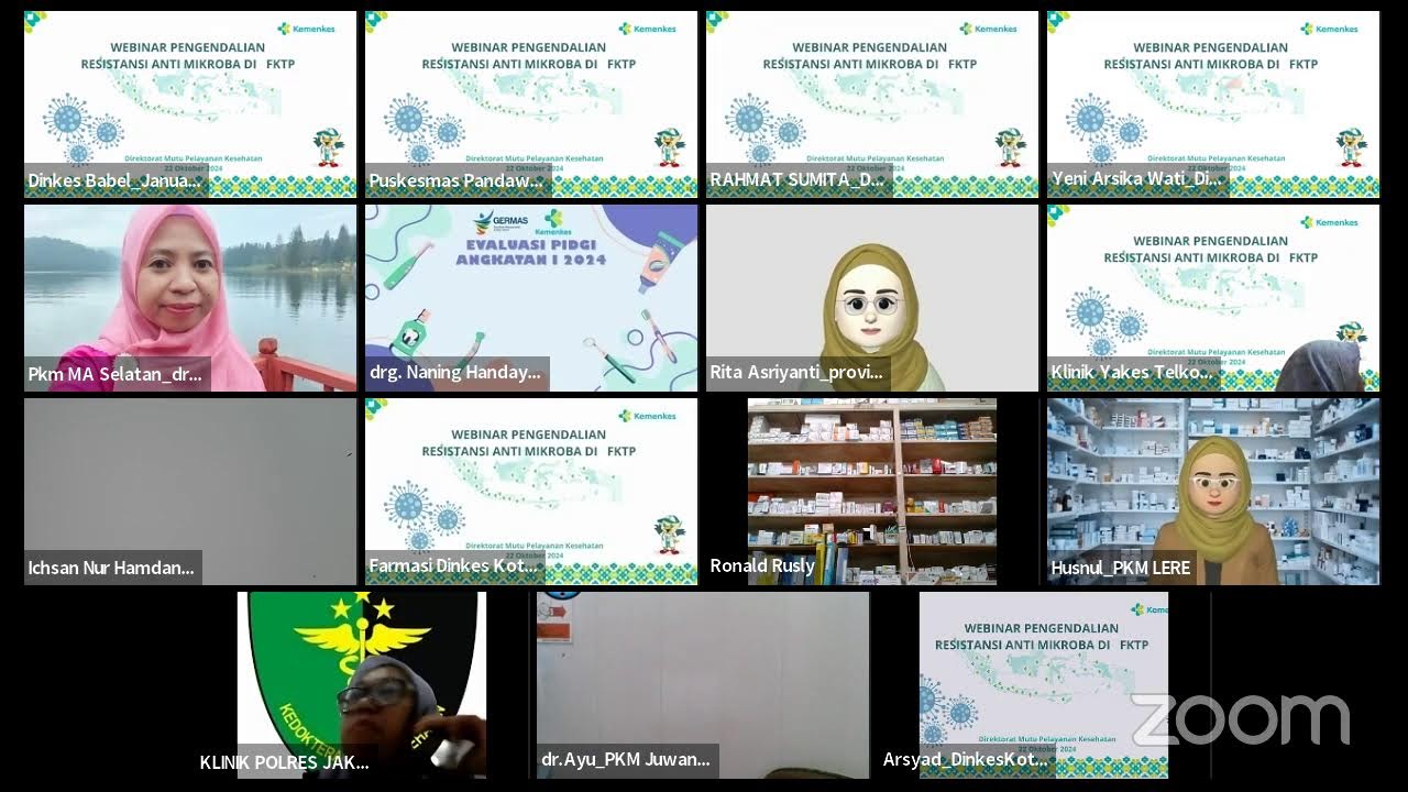 Webinar AMR untuk FKTP