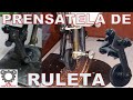 COSE CUERO CON MÁQUINA DE COSER CASERA - PRENSATELA DE RULETA - SEW LEATHER WITH YOUR HOME MACHINE