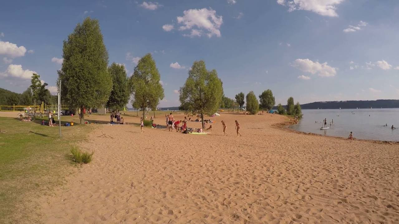 Brombachsee - Idyllischer Strand - Enderndorf am See [GoPro] - YouTube