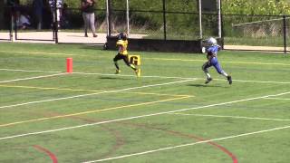 Youth Football 9 Year Old Knock Out Block