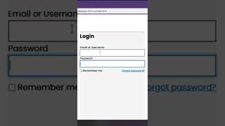 #Part13 Membuat Login Form UI Dengan HTML & CSS  #tutorial #html5 #javascript #html #webdesign #css