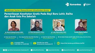Webinar Series PKG - Skrining dan Tatalaksana Hipotiroid Kongenital, Def G6PD, HAK