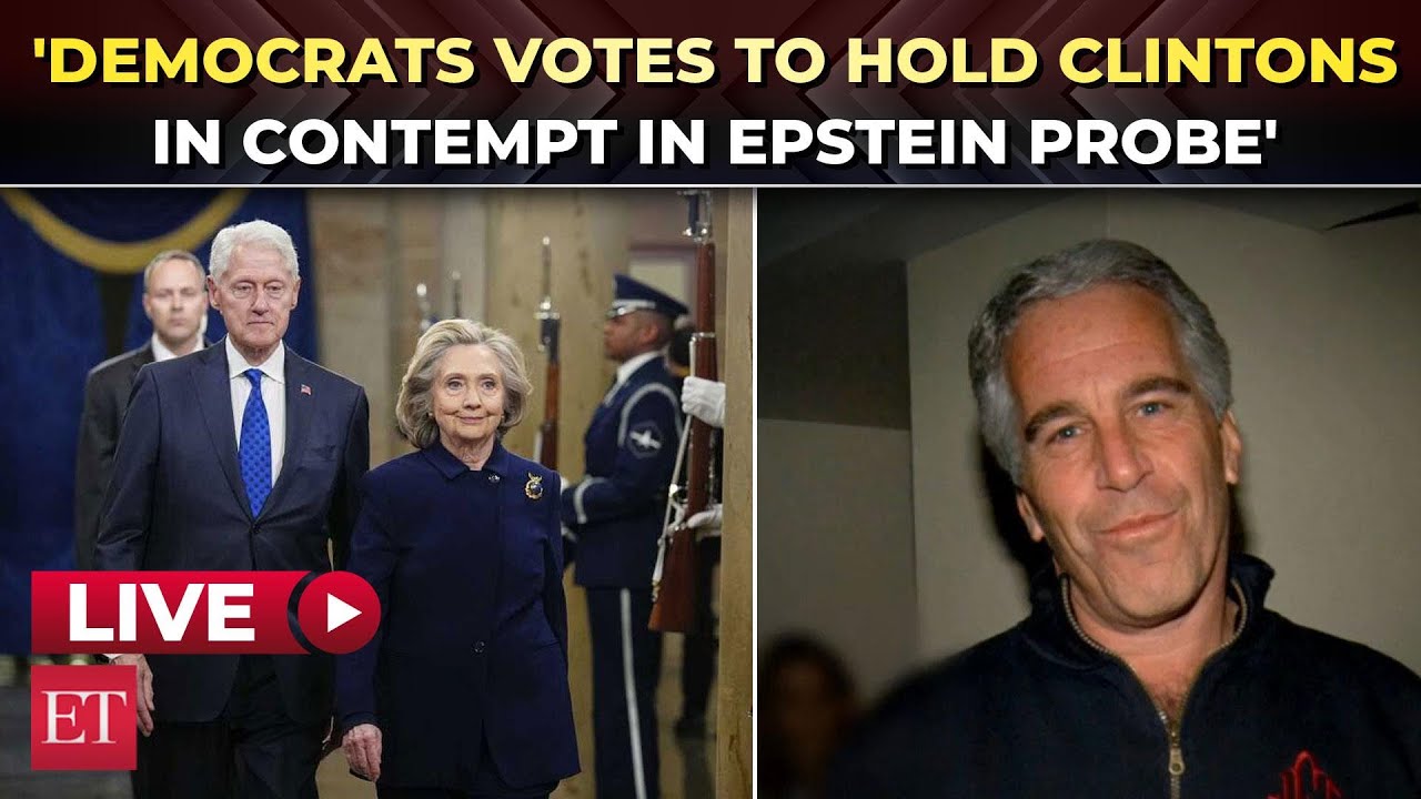 'Clintons must be held accountable': House committee holds Bill, Hillary in contempt over Epstein