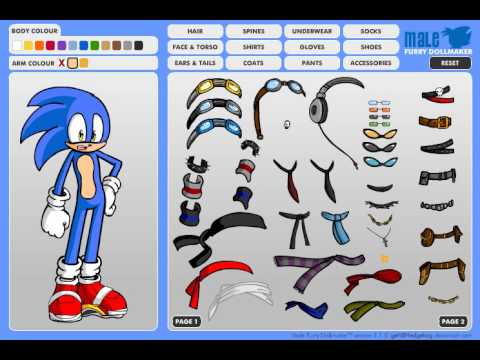 Jogo de rotular os personagens do SONIC