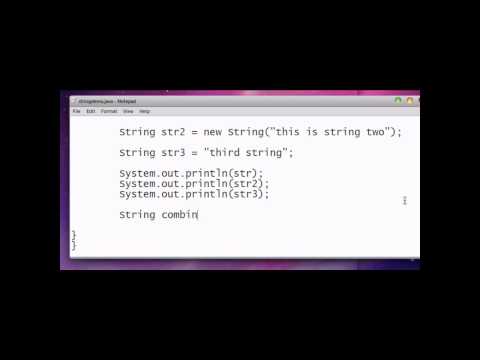 strings in java