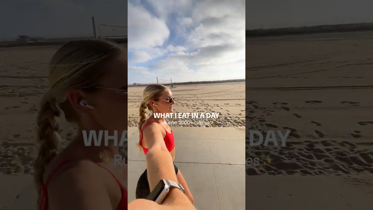 What I Eat in a Day Marathon Training 🍝 2000+ Calories 