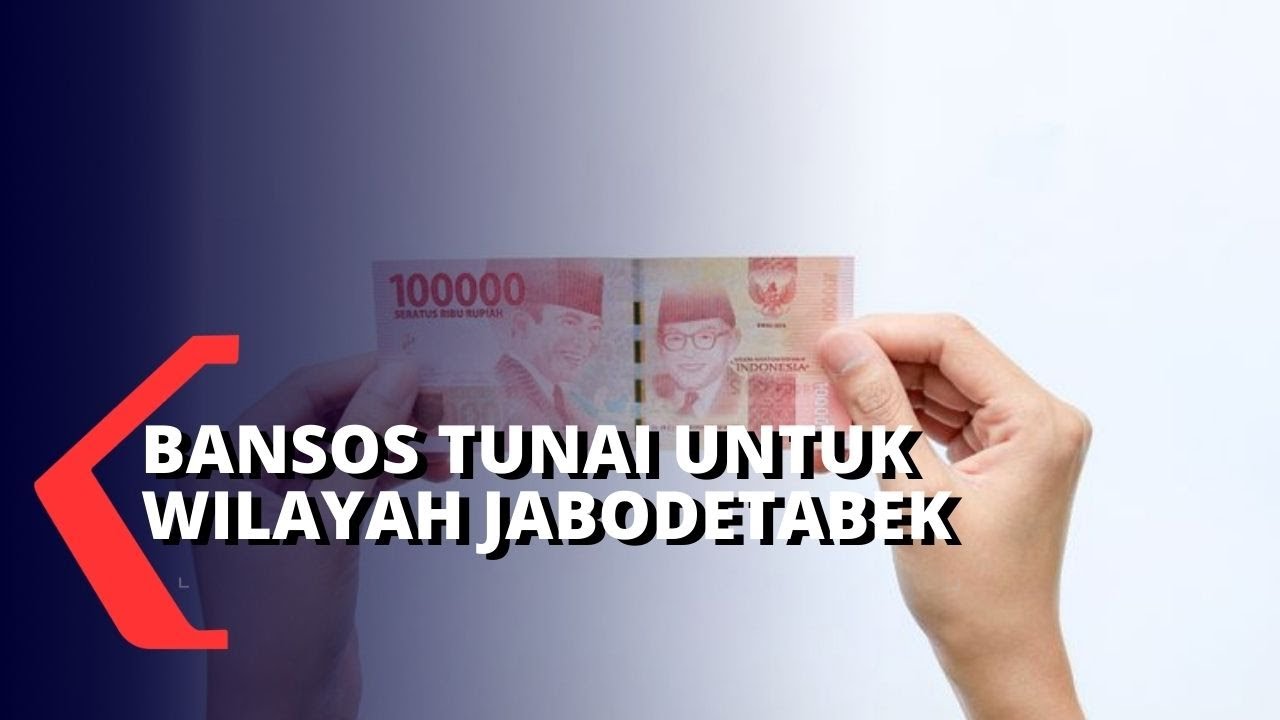 Mulai Januari 2021 Setiap Kepala Keluarga Di Jabodetabek Dapat Bantuan Sosial Tunai Youtube