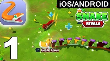 Snake Rivals - Casual Arcade - Gameplay Walkthrough Part 1 (iOS Android)
