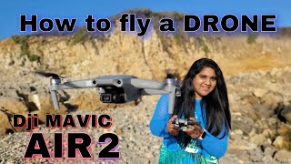 How to Fly a Drone in Telugu | DJI Mavic Air 2  By PJ