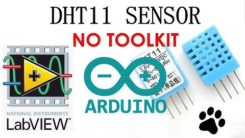 SENSOR DHT11 CON LABVIEW-ARDUINO, SIN UTILIZAR TOOLKIT