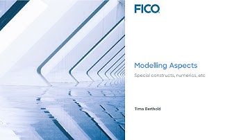 Timo Berthold - MIP Modelling Aspects