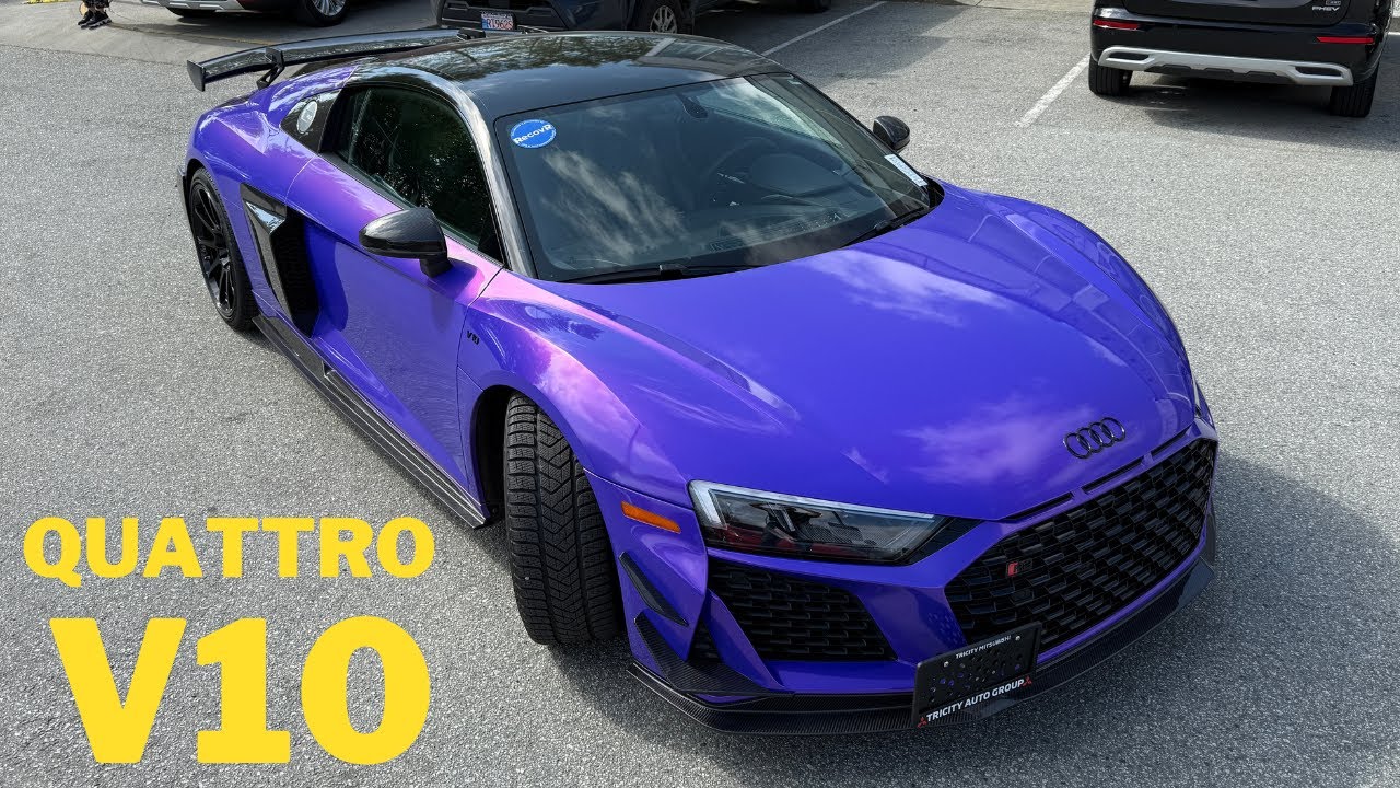 Audi R8 V10 Quattro - real life walkaround! - YouTube
