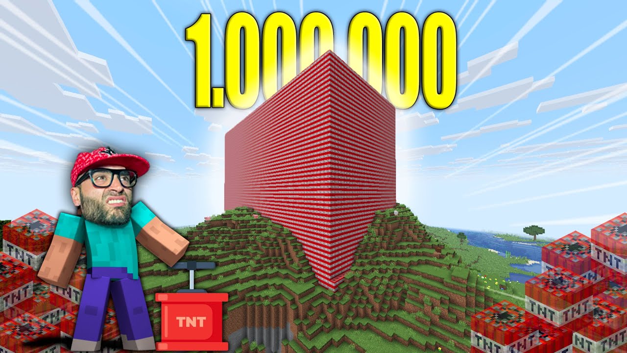 FACCIO ESPLODERE MINECRAFT CON 1.000.000 DI TNT !! (ed anche il mio pc ...