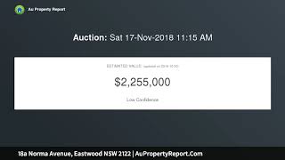 18a Norma Avenue, Eastwood NSW 2122 | AuPropertyReport.Com