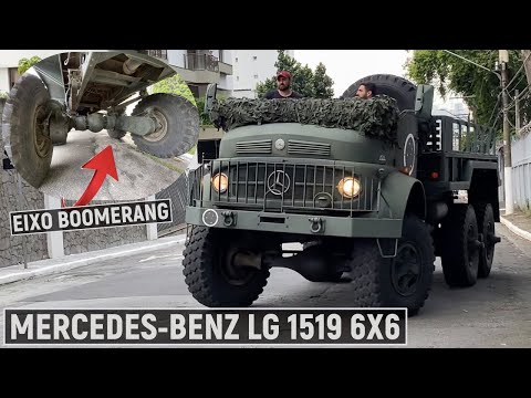 MERCEDES-BENZ 1519 6X6 MAMUTE: um projeto da Engesa para o Exército Brasileiro | Garagem Peso-Pesado